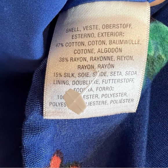 Maeve Anthropologie Garden Days silk blend floral skirt Sz 4 excellent condition - Picture 11 of 11